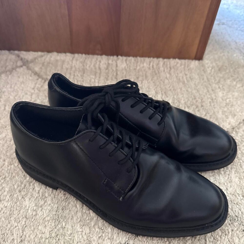 Bates Men's Black Oxfords